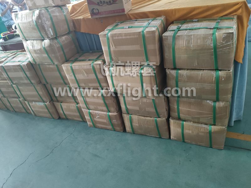 陜西某客戶23萬件螺套發貨